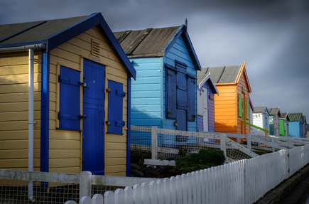 Beach huts at Westward Ho!